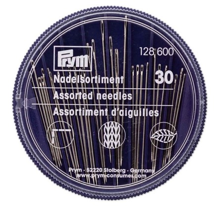 Needles set for sewing, embroidery and dumplings in the distribution pencil case, 30 pcs. packaged-1