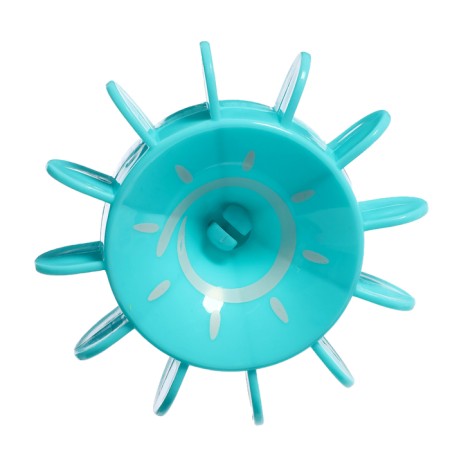 The track for playing the bathroom "Duck Hill", on suction cups, is attached to the wall-6