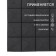 Acoustic foam mushroom, self -adhesive, tiles, 50 x 50 x 3 cm, black