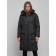 Coat insulated winter female, size 48, black color