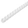 Plastic binding springs, d = 10mm, 100 pieces, sew 41-55 sheets, white, Geleos