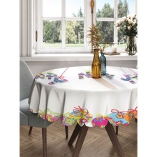 The tablecloth “Favorite New Year”, round, Saten, d = 150 cm