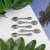 Souvenir wallet metal "Carved spoon" (B28849) 5x1.1 cm