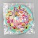 Disposable paper plate "Happy birthday, stickers", 18 cm