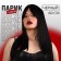 Artificial wig, with a bang, imitation of the skin, 60 cm, black color