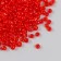 Glass beads 6/0 "scarlet" transparent 450 gr