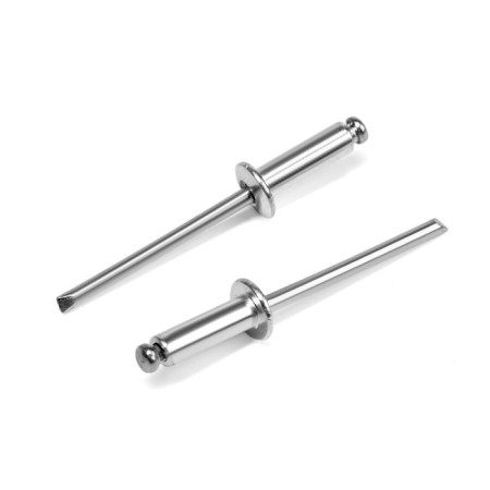 Rolls exhaust tundra krep, aluminum-steel, 4 x 14 mm, in the package 500 pcs.
