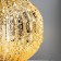 Nightlight "candlestick" LED from batteries 3HAAA gold 19x19x17 cm Risalux