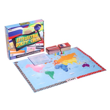 Table game "Traveling around the world"-1