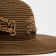 Women's hat Minaku "Leopard" Brown color, rr 56-58