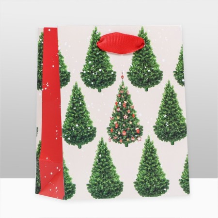 Gift package "Christmas trees", luxury 11.5 x 14.5 x 6.5 cm-2