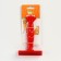 Comb “foot”, 15 x 8.8 cm, red