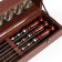 Set with skewers Gift "Elite-S" in a box from eco-leather No. 12