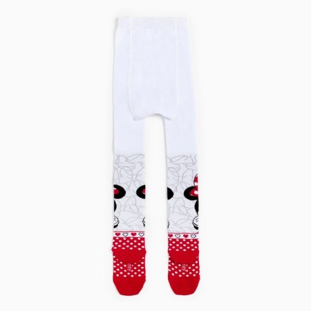 Disney tights "Minnie Mouse", red/white color, 92-98 cm-3