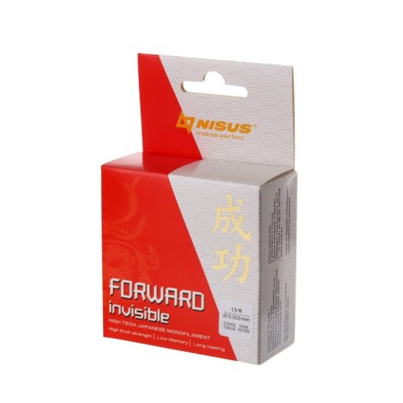 Nisus Forward Invisible Flacks, diameter 0.203 mm, test 3.55 kg, 100 m, transparent-1