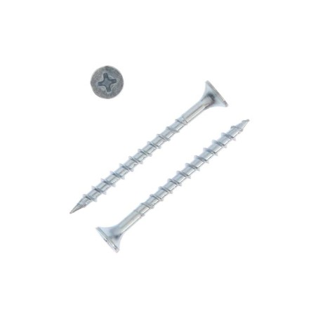Self -cut through 3.5x45, hide, large carving, pH slot, white zinc, 12 kg