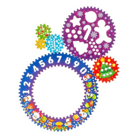 Spirograph "New Year's gifts"-5