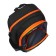 School backpack 38 x 27 x 17, ergonomic back, Devente Attomex Basic, Football, Black 7033442