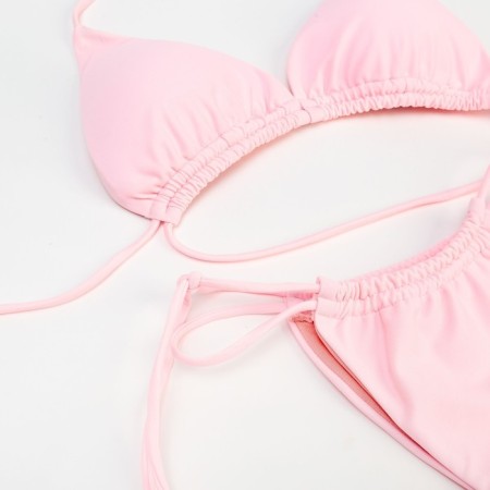 Swimsuit female separate minku pink color, size 46-9