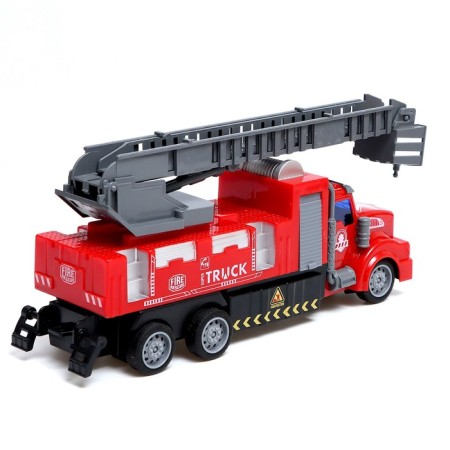 Radio -controlled “Fire Service” truck, light, works from batteries-2