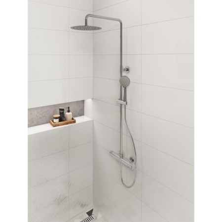 Shower system Cersanit Odra A63069, thermostatic, shower 3 modes, hose 150 mm-5