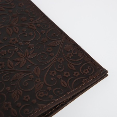 Passport cover, brown color-3