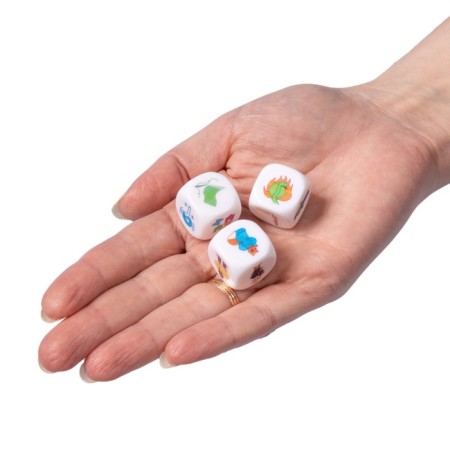 Board game "Talking cubes. Tales ", tin box-3