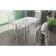 Boston table 900x600x745 Glass with photo printing Florence White/Chrome