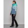 Ski jacket female, size 44, turquoise color