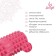 Massage roller SANGH, 33x13 cm, pink color