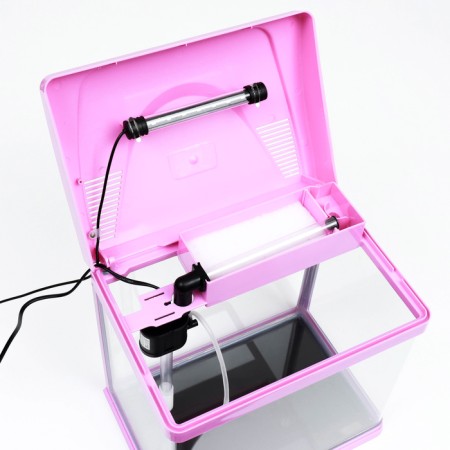 The Seastar HX-320F Aquarium includes: LED lamp, filter, 18 l, pink-4