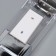 Mechanical dispenser for antiseptic and liquid soap, 500 ml, silver color