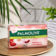 Мыло PALMOLIVE "Натурэль" "Нежность и Комфорт" с экстрактом цветка вишни, 90 г