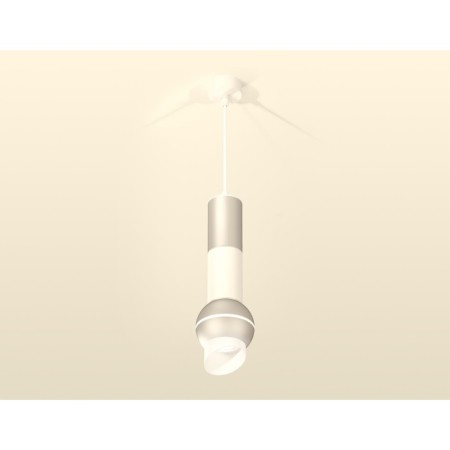 A set of suspended lamp with additional backlight Ambrella Light, Techno, XP1103010, GU5.3, Silver Sand, White Sand-1