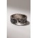 The ring "yin-yang", the color is black silver, dimensionless