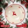 The plate deep New Year's share "Nordik", 750 ml, d = 18.5 cm, beige color