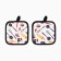 Kitchen set of the “cook” shares: a tack 16x16 cm - 2 pcs, 100% p/e