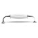 Stylish Cappio Ceramics 003 bracket handle, ceramic 96 mm, chrome