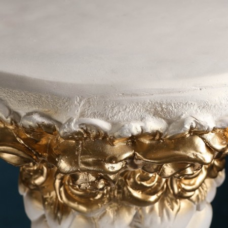 Column "Rose" white gold, 85x40x40cm-2