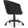 Computer chair thibault plastic/velor, black/black 60x60x81 cm