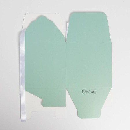 Gift folding box, packaging, “mint”, 12 x 12 x 12 cm-4