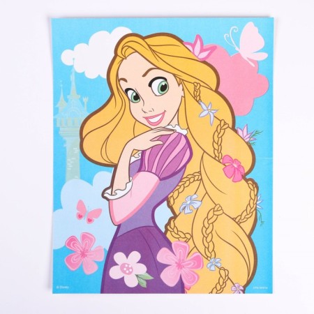 Set for creativity: fresco sand with sparkles (9 colors), "Rapunzel", princesses-2