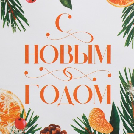 Package Gift Crafts "New Year's Citrus", 12 x 21 x 9 cm, New Year-4