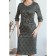 Women's dress, size 56, gray color