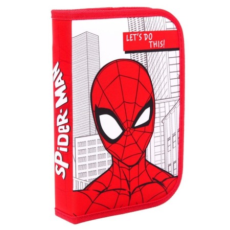 Penal frame, 1 section, 140x210x40 mm, folding pocket, fabric, spider-man-3