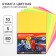 Colored paper tinted, neon, A4, 10 sheets, 5 colors, non-nominated, bilateral, in a package, 80 g/m², Spider-Man, Spider