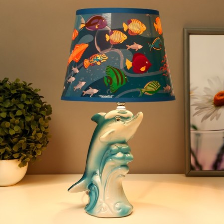 The table lamp "Underwater World" E14 15W 20x20x35 cm Risalux-1