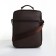 Male bag on lightning, long belt, brown color