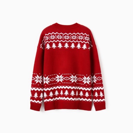 New Year. Knitted jumper kaftan "deer" size 54-14