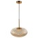 Suspension lamp ROXIE 1xe27 40W, size 29.5x29.5x33-150 cm, bronze color